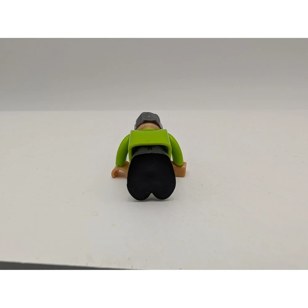 Man Figure Lime Green Shirt Black Pants Stubble Action 1.75 in